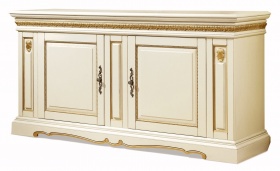 Тумба "Милана 2/1с" П265.21с слоновая кость с золочением