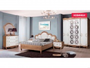 Спальня "Нелли 4.1"  (каркас "дуб крафт золотой")