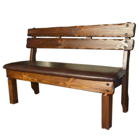 Скамья "Медведь" (кожа)