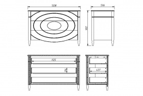 Комод "Офелия" ММ-382-04