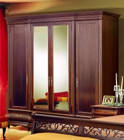 Шкаф четырехдверный "Оскар" орех.В НАЛИЧИИ. Шкаф четырехдверный "Оскар" орех.В НАЛИЧИИ.