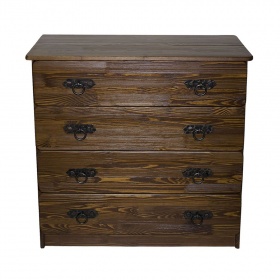 Комод деревянный "Русич" (4 ящика) зеленый орех Комод деревянный "Русич" (4 ящика) зеленый орех