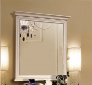 Зеркало "Амелия" ГМ-8075 слоновая кость с серой патиной