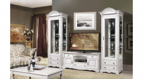 Тумба под телевизор "Паола" БМ-2103 розовый пепел