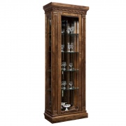 Шкаф  с витриной "Ривьера" ГМ-5801 беловежский орех