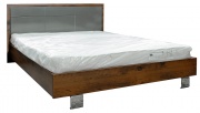 Кровать двойная «Монако» П528.14 дуб саттер + серый мокко