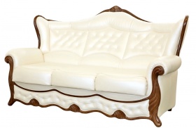 Трехместный диван Патриция (натуральная кожа) Трехместный диван Патриция (натуральная кожа)