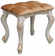 Банкетка «Альба 26» П524.26 слоновая кость с золочением