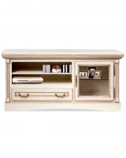 Тумба под телевизор "Рубин" 03 эмаль золотая
