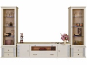 Гостиная "Тунис 1"(слоновая кость с серебром)