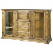 Шкаф комбинированный "Верди-Люкс 3/3 з" (дуб)