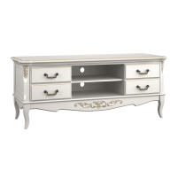 Тумба ТВ "Belverom" слоновая кость с золочением