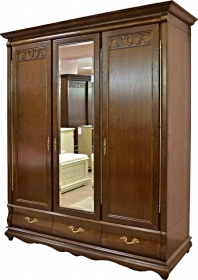 Шкаф трехдверный "Оскар" орех.В НАЛИЧИИ.