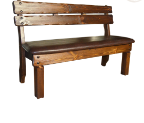 Скамья "Медведь" (кожа)