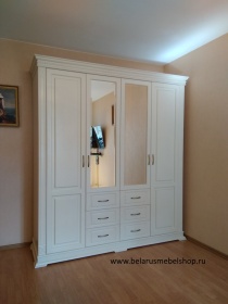 Шкаф четырехдверный "Верди-Люкс" слоновая кость.В НАЛИЧИИ. Шкаф четырехдверный "Верди-Люкс" слоновая кость.В НАЛИЧИИ.