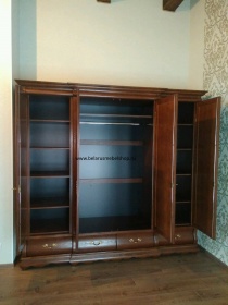 Шкаф четырехдверный "Оскар" орех.В НАЛИЧИИ. Шкаф четырехдверный "Оскар" орех.В НАЛИЧИИ.