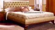 Кровать двуспальная "Луиза" 1800*2000 коньяк