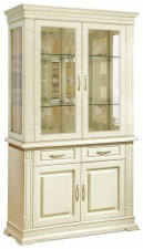 Шкаф комбинированный "Верди-Люкс 2з" (слоновая кость)