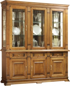 Шкаф комбинированный "Верди-Люкс 3з" (дуб)