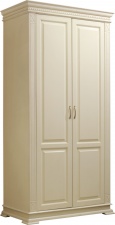 Шкаф двухдверный "Верди-Люкс"слоновая кость.В НАЛИЧИИ.