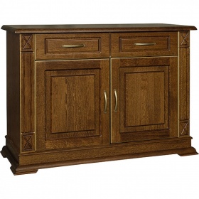 Тумба "Верди-Люкс 2" дуб черешня с золочением