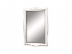 Зеркало "Трио" белая эмаль с золотой патиной