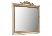 Зеркало "Альба 13к" П 524.13к слоновая кость с золочением