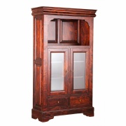 Шкаф с витриной "Луи Филипп" МО 28.03