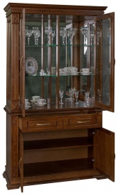 Шкаф комбинированный "Верди-Люкс 2з" черешня