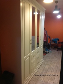 Шкаф четырехдверный "Верди-Люкс" слоновая кость.В НАЛИЧИИ.