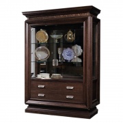 Шкаф с витриной "Сальери" ГМ-5359Е грецкий орех