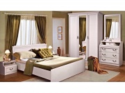 Спальня "Нинель 1" белая эмаль