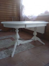 Стол обеденный "Верди 5РД"  слоновая кость.В НАЛИЧИИ.