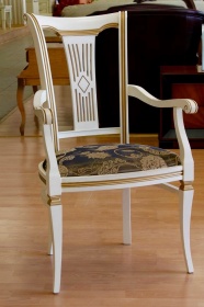 Стул 3024/А(премиум)слоновая кость с золочением