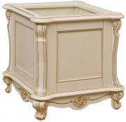 Подставка декоративная "Алези 2" П350.20 слоновая кость с золочением