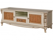 Тумба "Альба ТВ2с" П 485.02с слоновая кость с золочением