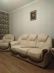 Трехместный  диван Дельта (натуральная кожа)