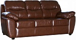 Трехместный  диван-кровать Плаза (натуральная кожа)