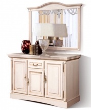 Зеркало "Рубин" 05 эмаль золотая 