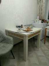 Стол «Тунис 1» П6.343.4.01 (П352.01) слоновая кость с золочением