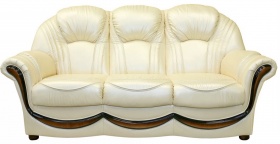 Трехместный  диван Дельта (натуральная кожа)