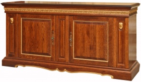 Тумба "Милана 2/1с" П265.21с черешня с золочением