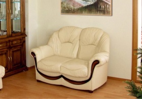 Двухместный диван  Дельта (Натуральная кожа)