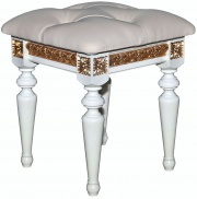 Банкетка "Милана 26" слоновая кость с золочением