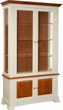 Шкаф с витриной двухдверный "Альт" 