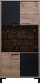 Шкаф с витриной «Блэквуд» П556.11