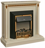 Портал для камина «Милана 12с» П265.12с слоновая кость с золочением