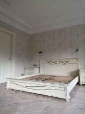 Кровать 2-18 «Валенсия Классик» П3.0589.1.08 (П254.52) античная темпера с серебром