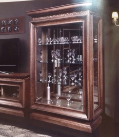 Шкаф с витриной "Сальери" ГМ-5358Е