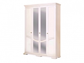 Шкаф четырехдверный "Лика" белая эмаль Шкаф четырехдверный "Лика" белая эмаль